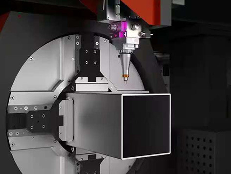Laser pipe cutting machine