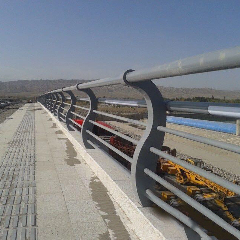 Dipped Bridge Tubular Aluminum Railings Customized Stainless Steel Tubular Handrail