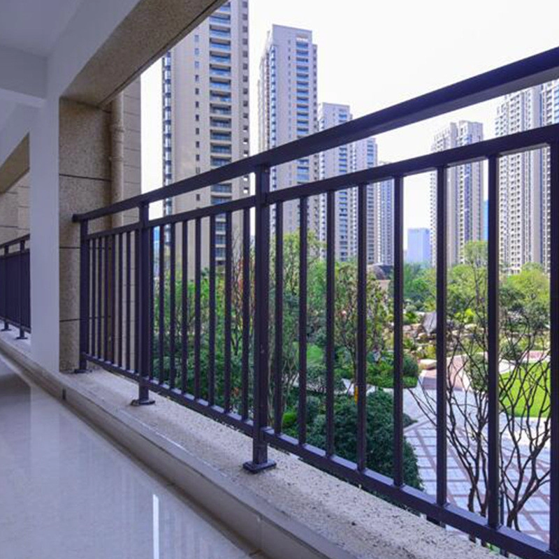 Modern Stainless Steel Handrail Railing Zinc Steel Balustrade Metal Interior