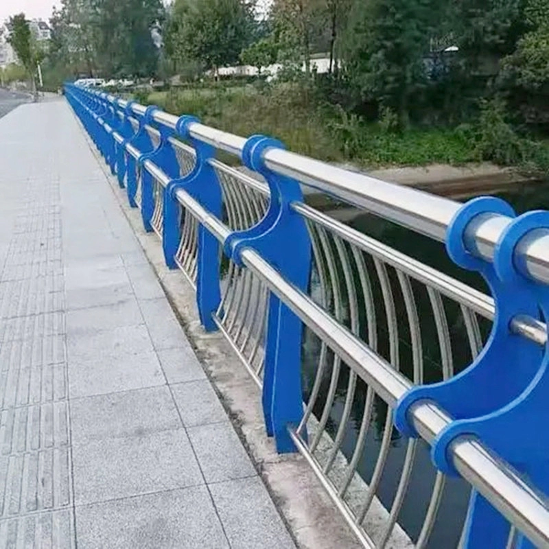 Safety Stainless Steel Handrail Galvanized Stairway Outdoor Metal Stair Handrail
