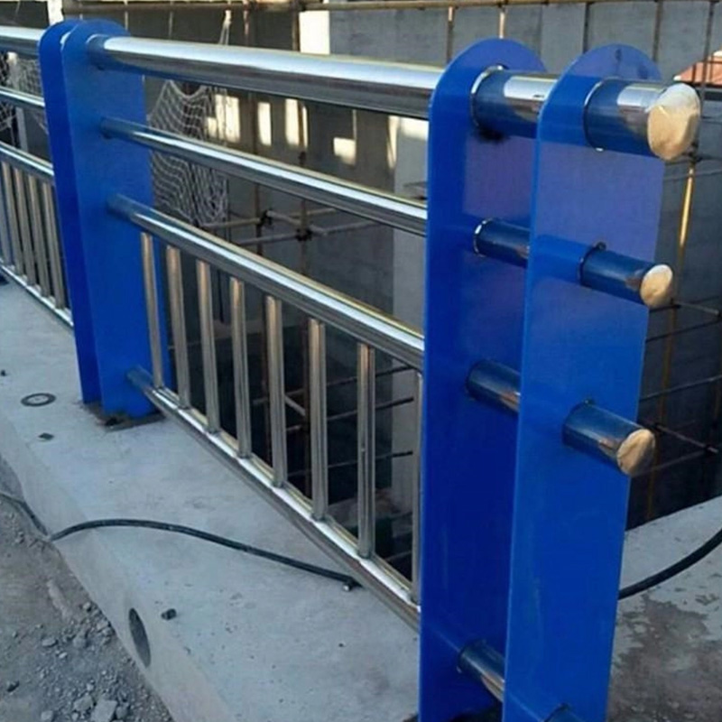 304 Stainless Steel Guardrail Customized Tubular Steel Railings