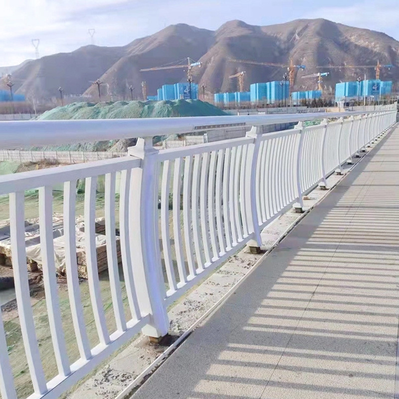 Porch Safety Stainless Steel Guardrail Sprayed Galvanised Tubular Handrail