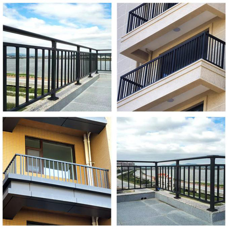 Dipped Bridge Tubular Aluminum Railings Customized Stainless Steel Tubular Handrail