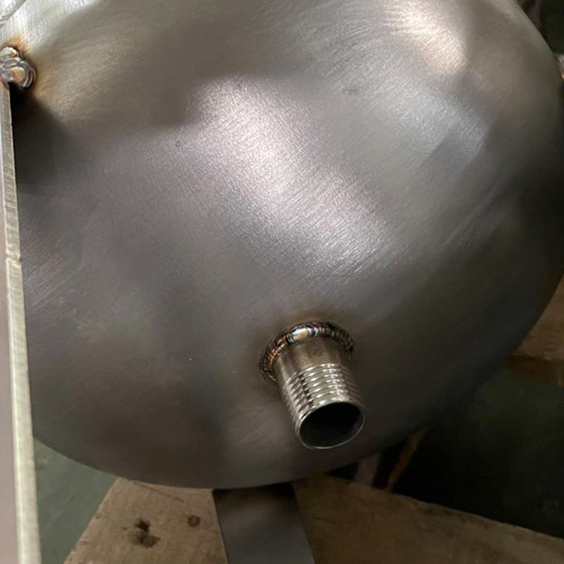 SUS304 Stainless Steel Storage Tank OEM Water Horizontal Pressure Tank