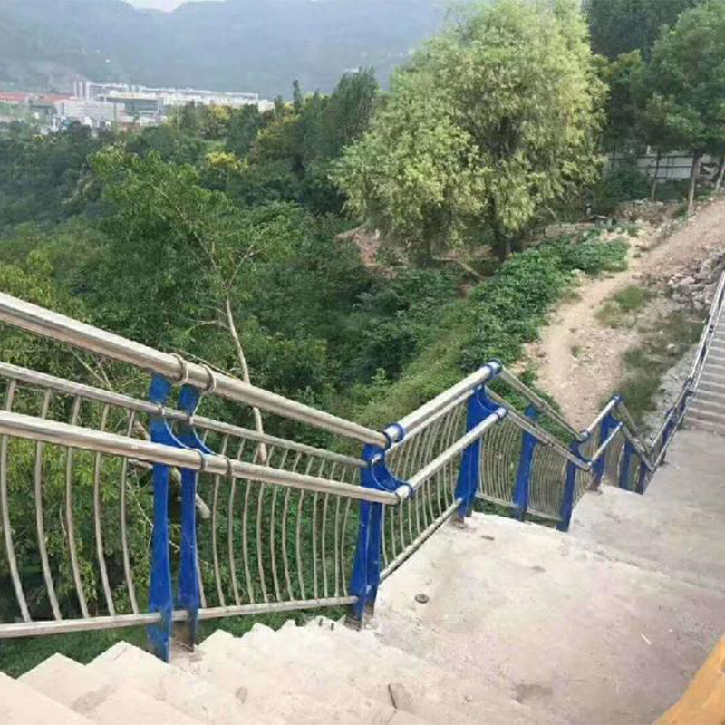 316 Stainless Steel Handrail Outdoor Metal Stair Railing System OEM ODM