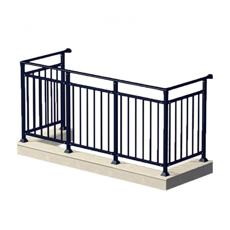Indoor Balcony Safety Iron Stair Handrail Zinc Stainless Tubular Railings