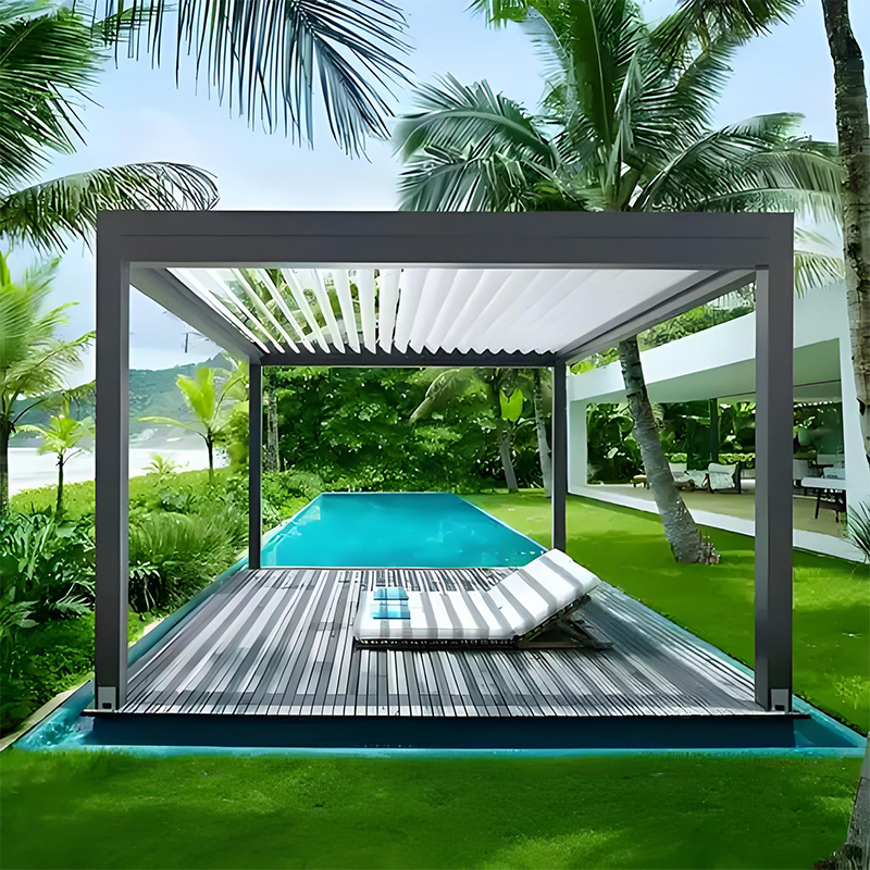 New Electric Waterproof Aluminum Gazebo for Garden Gazebo and Pavilion