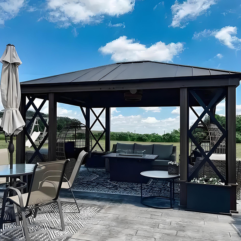 Outdoor Pergola Courtyard Villa Garden